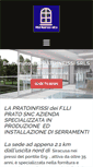 Mobile Screenshot of pratoinfissi-sr.com